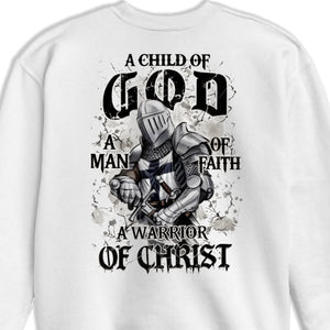 Warrior Of Christ, Standing Strong In Faith - Back Printed Unisex T-shirt, Hoodie, Sweatshirt - Christian Gifts For All Believers, Jesus Lovers