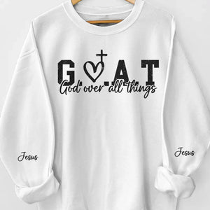 Great Gear For Believers Who Love To Be Cozy - Unisex Sweatshirt, Hoodie With Design On Sleeve - Christian Gifts For All Believers, Jesus Lovers