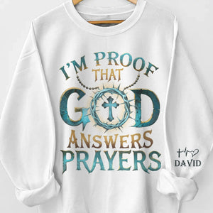 A Testament To His Power - Personalized Custom Unisex Sweatshirt, Hoodie With Design On Sleeve - Christian Gifts For All Believers, Jesus Lovers
