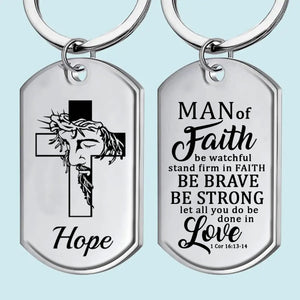 Grace Guides The Soul - Keychain - Christian Gifts For All Believers, Jesus Lovers