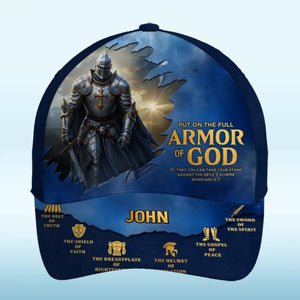 Stand Firm In His Strength - Personalized Custom Hat, All Over Print Classic Cap - Christian Gifts For All Believers, Jesus Lovers