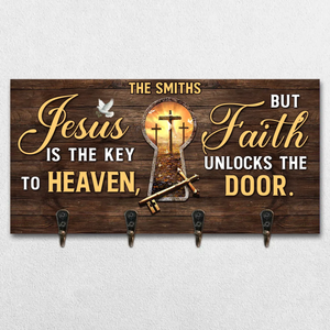 God’s Plan, God’s Protection - Personalized Custom Home Decor Key Hanger, Key Holder - Christian Gifts For All Believers, Jesus Lovers
