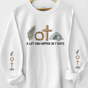 The Greatest Story Ever Told - Unisex Sweatshirt, Hoodie With Design On Sleeve - Christian Gifts For All Believers, Jesus Lovers