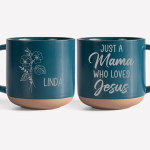 Grateful For Jesus, Always - Personalized Custom Pottery Mug - Christian Gifts For All Believers, Jesus Lovers