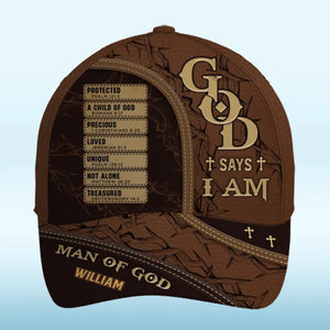 Loved Beyond Words - Personalized Custom Hat, All Over Print Classic Cap - Christian Gifts For All Believers, Jesus Lovers
