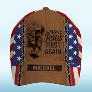 Retro Spirit Wear - Personalized Custom Hat, All Over Print Classic Cap - Christian Gifts For All Believers, Jesus Lovers