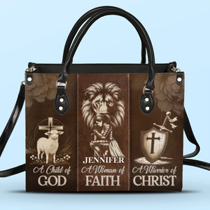 Victory Belongs To The Risen King - Personalized Custom Leather Handbag - Christian Gifts For All Believers, Jesus Lovers