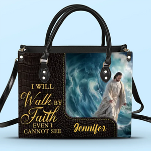 Chosen & Cherished - Personalized Custom Leather Handbag - Christian Gifts For All Believers, Jesus Lovers