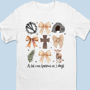 Faith Begins Where The Stone Was Rolled - Unisex T-shirt, Premium T-shirt, Hoodie - Christian Gifts For All Believers, Jesus Lovers