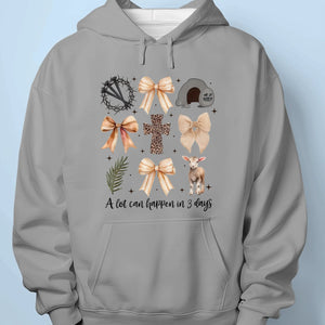 Faith Begins Where The Stone Was Rolled - Unisex T-shirt, Premium T-shirt, Hoodie - Christian Gifts For All Believers, Jesus Lovers