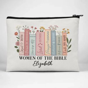 Women Of The Bible - Personalized Custom Cosmetic Bag - Christian Gifts For All Believers, Jesus Lovers