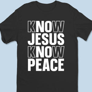 No Jesus, No Peace - Unisex T-shirt, Premium T-shirt, Hoodie - Christian Gifts For All Believers, Jesus Lovers