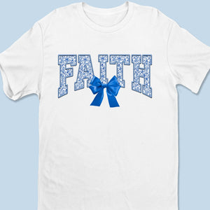 Grace Tied With Faith - Unisex T-shirt, Premium T-shirt, Hoodie - Christian Gifts For All Believers, Jesus Lovers