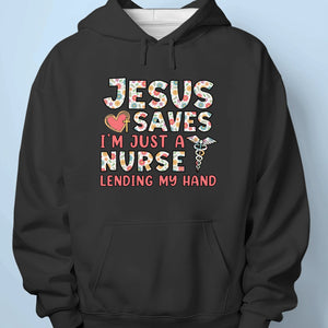 Jesus Saves Our Life - Unisex T-shirt, Premium T-shirt, Hoodie - Christian Gifts For All Believers, Jesus Lovers
