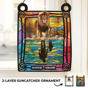 Like Father Like Son - Window Hanging Suncatcher Ornament - Christian Gifts For All Believers, Jesus Lovers