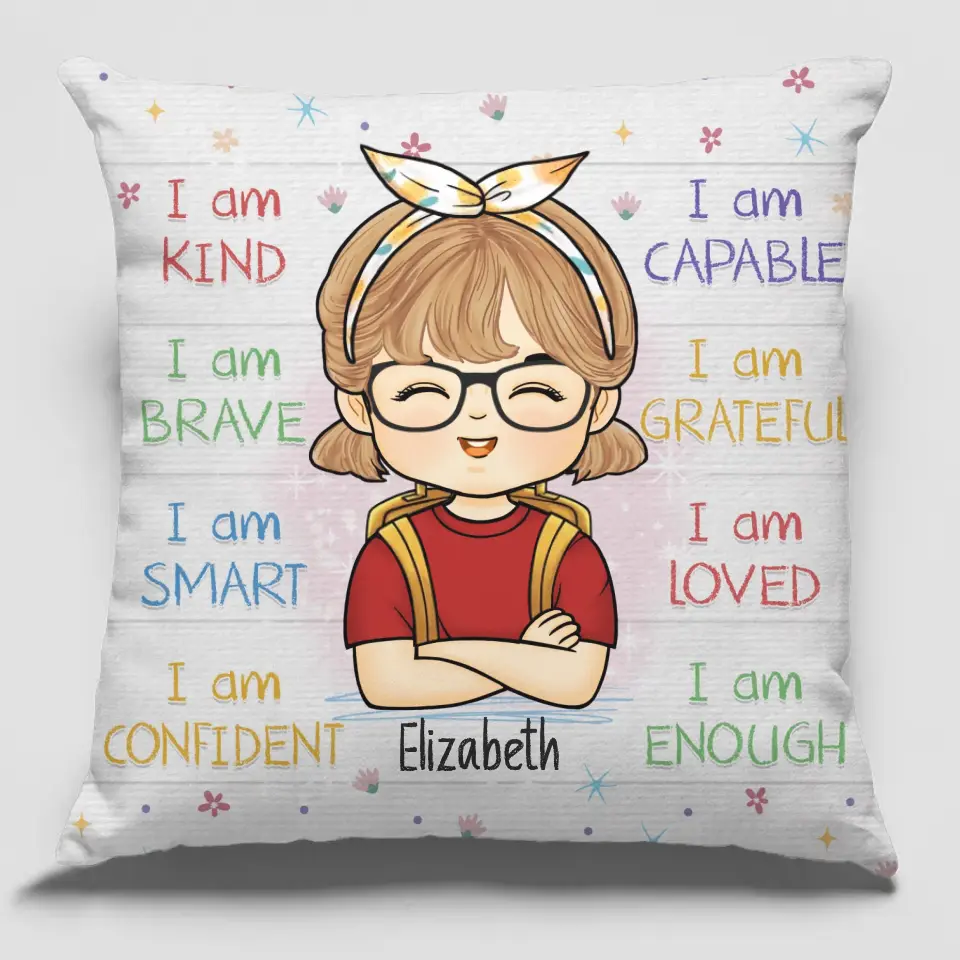 Keep Calm And Study On - Personalized Custom Pillow - Gift For Kid, Back To School Gift