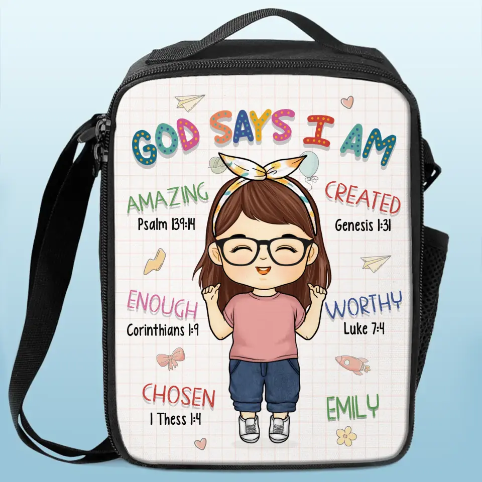 You Are The Best Version Of Yourself - Personalized Custom Lunch Bag - Back To School Gift For Kid