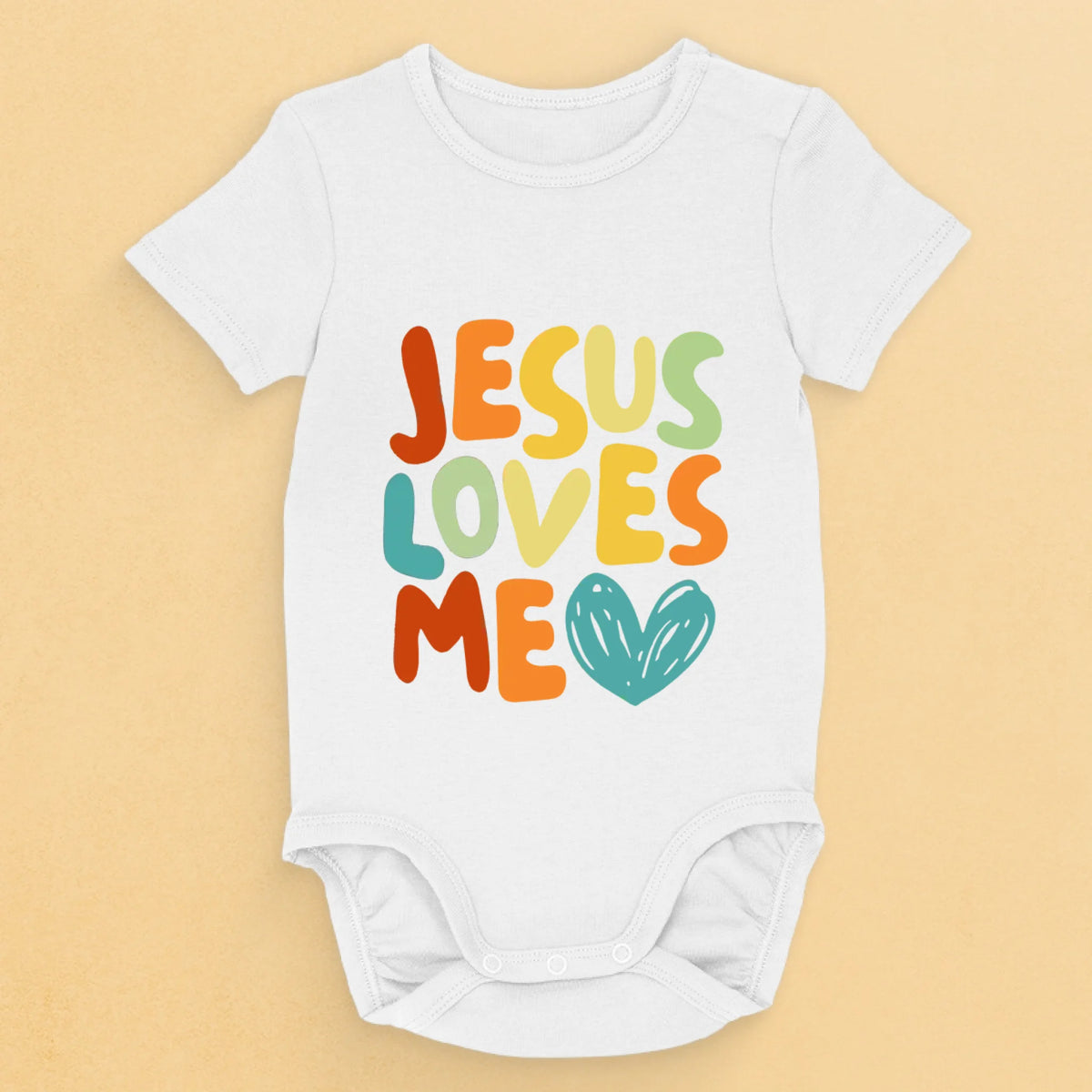 Jesus’ Love Gives Me Peace - Baby Onesie - Christian Gifts For All Believers, Jesus Lovers, Baby Kids, Newborn Baby
