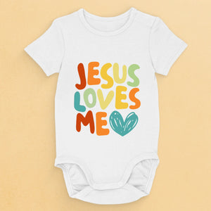 Jesus’ Love Gives Me Peace - Baby Onesie - Christian Gifts For All Believers, Jesus Lovers, Baby Kids, Newborn Baby