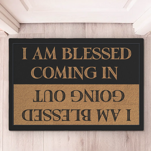 We Feel Blessed - Personalized Custom Home Decor Decorative Mat - Christian Gifts For All Believers, Jesus Lovers