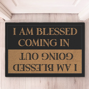 We Feel Blessed - Personalized Custom Home Decor Decorative Mat - Christian Gifts For All Believers, Jesus Lovers