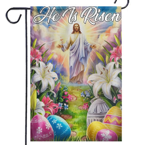 A Simple Yet Meaningful Way To Celebrate Your Beliefs - House Flag, Garden Flag - Christian Gifts For All Believers, Jesus Lovers