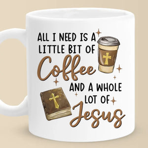 Jesus Fills My Soul - Personalized Custom Mug - Christian Gifts For All Believers, Jesus Lovers