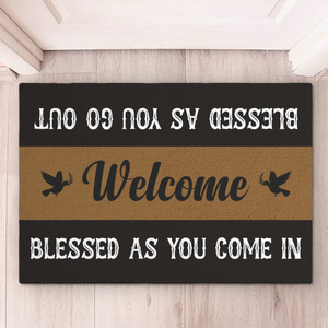 Blessed As You Come In - Home Decor Decorative Mat - Christian Gifts For All Believers, Jesus Lovers