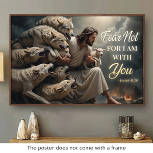 I Am Safe In The Love Of Jesus - Horizontal Poster - Christian Gifts For All Believers, Jesus Lovers