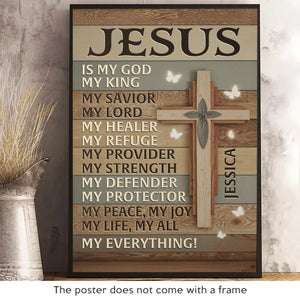 I Choose Jesus Every Day - Personalized Custom Vertical Poster - Christian Gifts For All Believers, Jesus Lovers