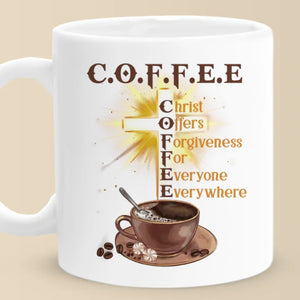 A Daily Reminder Of Faith With Each Drink - Mug - Christian Gifts For All Believers, Jesus Lovers