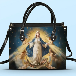 Carry Your Faith And Style Wherever You Go - Leather Handbag - Catholic Gifts For All Believers