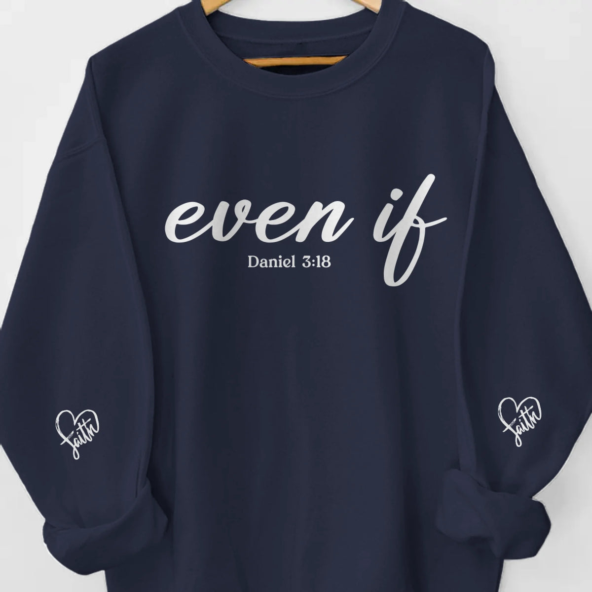 Stay Cozy While Sharing Your Faith - Unisex Sweatshirt, Hoodie With Design On Sleeve - Christian Gifts For All Believers, Jesus Lovers