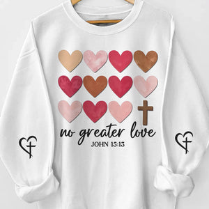 Perfect For Chilly Days With A Meaningful Twist - Unisex Sweatshirt, Hoodie With Design On Sleeve - Christian Gifts For All Believers, Jesus Lovers