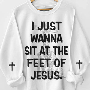 Look Good And Feel Great While Spreading Love - Unisex Sweatshirt, Hoodie With Design On Sleeve - Christian Gifts For All Believers, Jesus Lovers