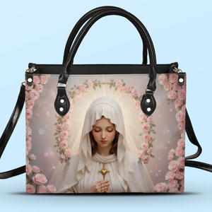 Chosen By God, Cherished By Generations - Leather Handbag - Catholic Gifts For All Believers