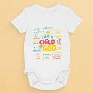 Beloved Child Of The Almighty - Baby Onesie - Christian Gifts For All Believers, Jesus Lovers, Baby Kids, Newborn Baby