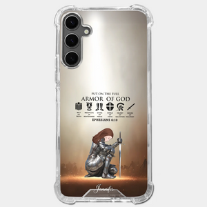 Put On the Full Armor Of God - Personalized Custom Clear Phone Case - Christian Gifts For All Believers, Jesus Lovers