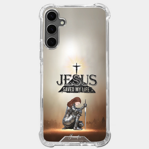 Stand Firm In Faith By Putting On The Armor Of God - Personalized Custom Clear Phone Case - Christian Gifts For All Believers, Jesus Lovers