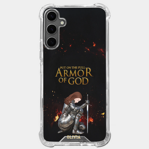 Victory Belongs To Those Who Wear The Full Armor Of God - Personalized Custom Clear Phone Case - Christian Gifts For All Believers, Jesus Lovers