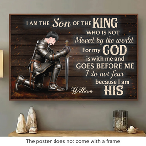 Put On the Full Armor Of God - Personalized Custom Horizontal Poster - Christian Gifts For All Believers, Jesus Lovers