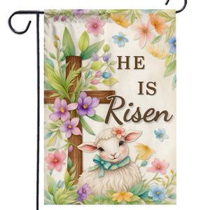 He Is Risen - House Flag, Garden Flag - Christian Gifts For All Believers, Jesus Lovers