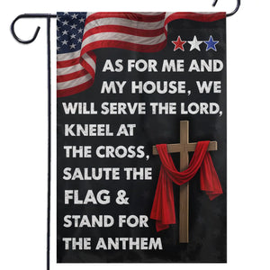 We Will Serve The Lord - House Flag, Garden Flag - Christian Gifts For All Believers, Jesus Lovers