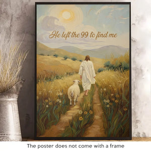 The Shepherd Of My Soul - Vertical Poster - Christian Gifts For All Believers, Jesus Lovers