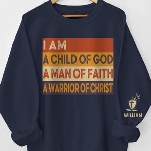 I Am A Child Of God - Personalized Custom Unisex Sweatshirt, Hoodie With Design On Sleeve - Christian Gifts For All Believers, Jesus Lovers