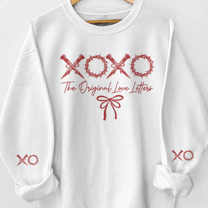 The Original Love Letter - Unisex Sweatshirt, Hoodie With Design On Sleeve - Christian Gifts For All Believers, Jesus Lovers