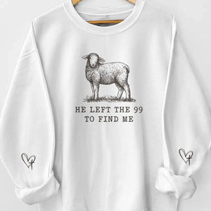 The Good Shepherd Seeks The Lost - Unisex Sweatshirt, Hoodie With Design On Sleeve - Christian Gifts For All Believers, Jesus Lovers