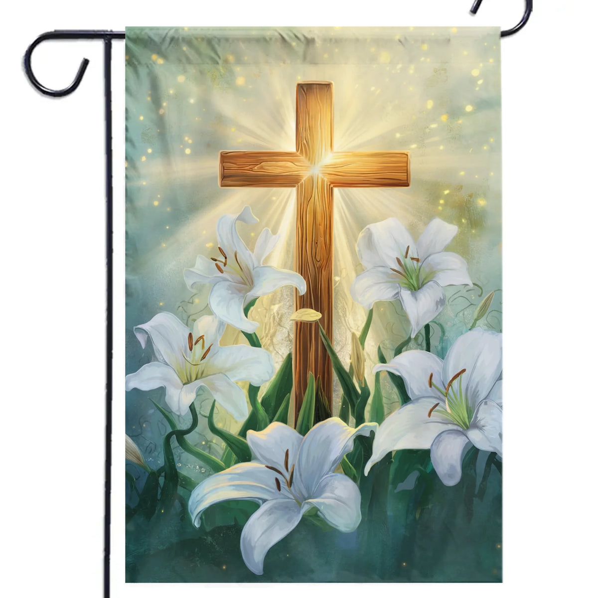 The Cross Is My Anchor - House Flag, Garden Flag - Christian Gifts For All Believers, Jesus Lovers