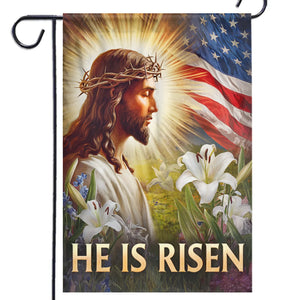 The Cross Was Not The End - House Flag, Garden Flag - Christian Gifts For All Believers, Jesus Lovers