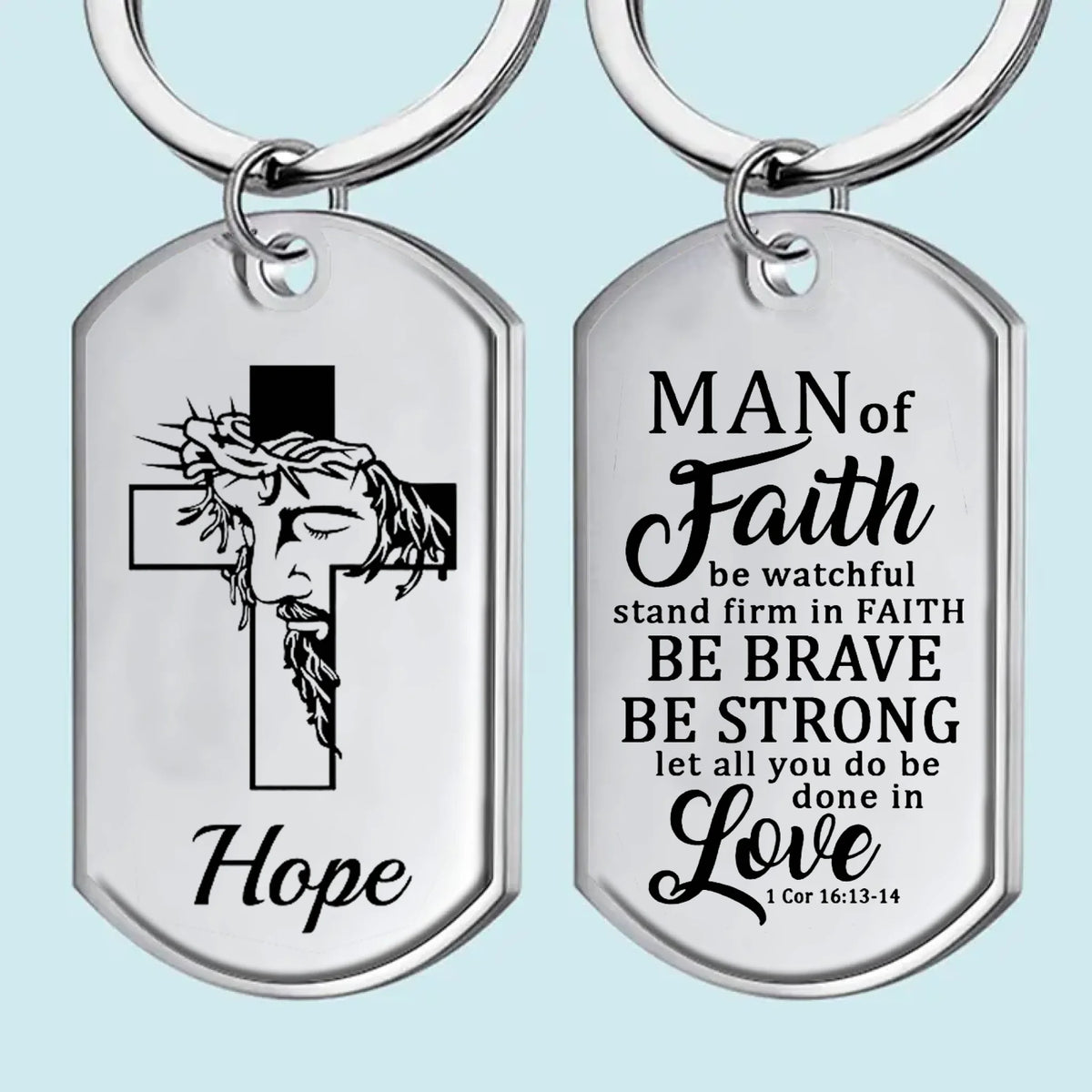 Grace Guides The Soul - Keychain - Christian Gifts For All Believers, Jesus Lovers